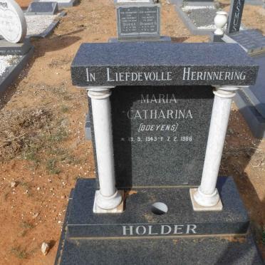 HOLDER Maria Catharina nee BOEYENS 1943-1986