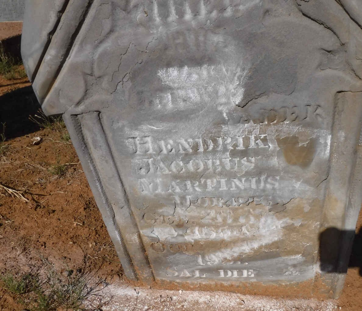 ? Hendrik Jacobus Martinus -19?7