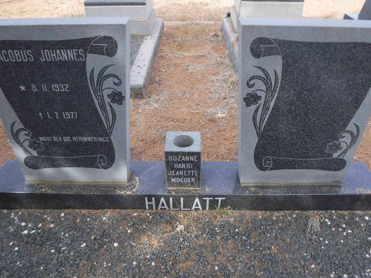 HALLATT Jacobus Johannes 1932-1977
