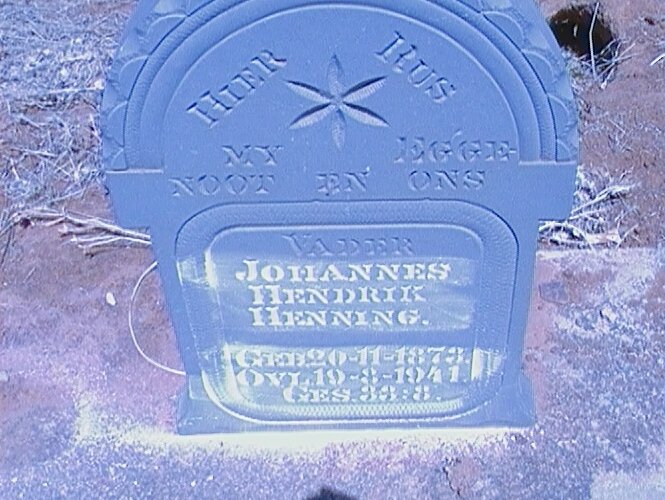 HENNING Johannes Hendrik 1873-1941