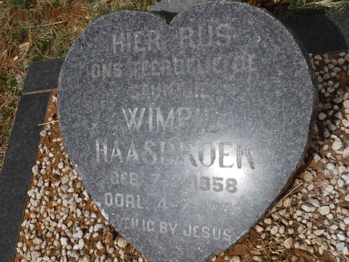 HAASBROEK Wimpie 1958-1959