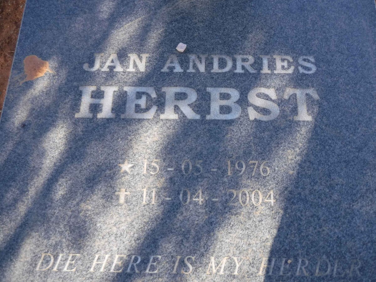 HERBST Jan Andries 1976-2004