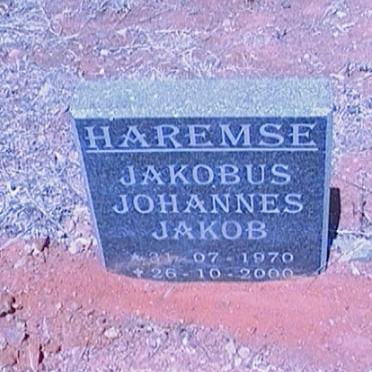 HAREMSE Jakobus Johannes Jakob 1970-2000
