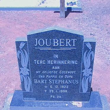 JOUBERT Bart Stephanus 1922-1998
