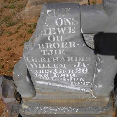 JACOBS Gerthardis Willem 1936-1937