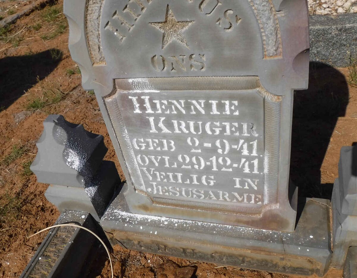 KRUGER Hennie 1941-1941