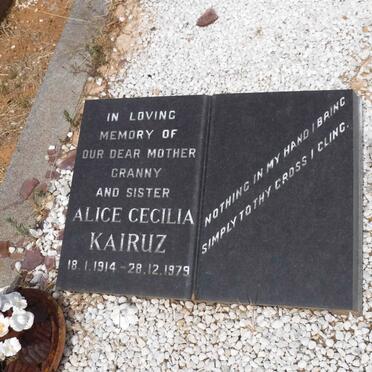 KAIRUZ Alice Cecilia 1914-1979