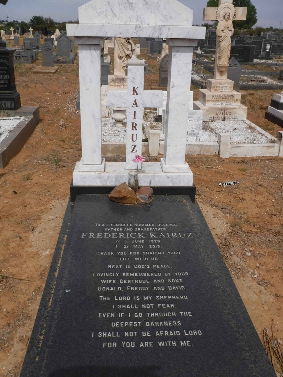 KAIRUZ Frederick 1928-2013