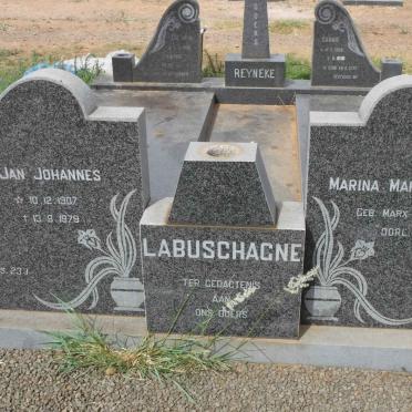 LABUSCHAGNE Jan Johannes 1907-1979 &amp; Marina Maria F.P. MARX 1909-1991