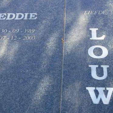 LOUW Eddie 1919-2003 &amp; Pollie 1922-2010