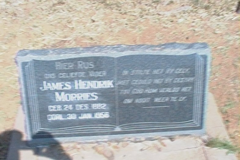 MORRIES James Hendrik 1882-1956