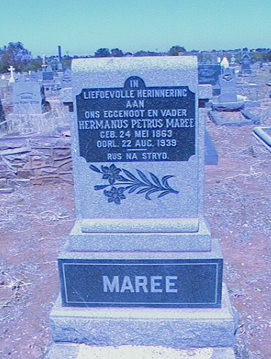 MAREE Hermanus Petrus 1863-1939