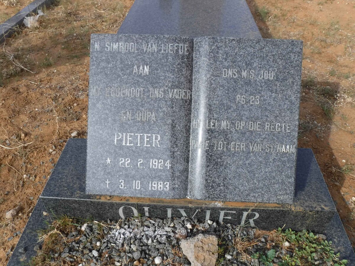 OLIVIER Pieter 1924-1983