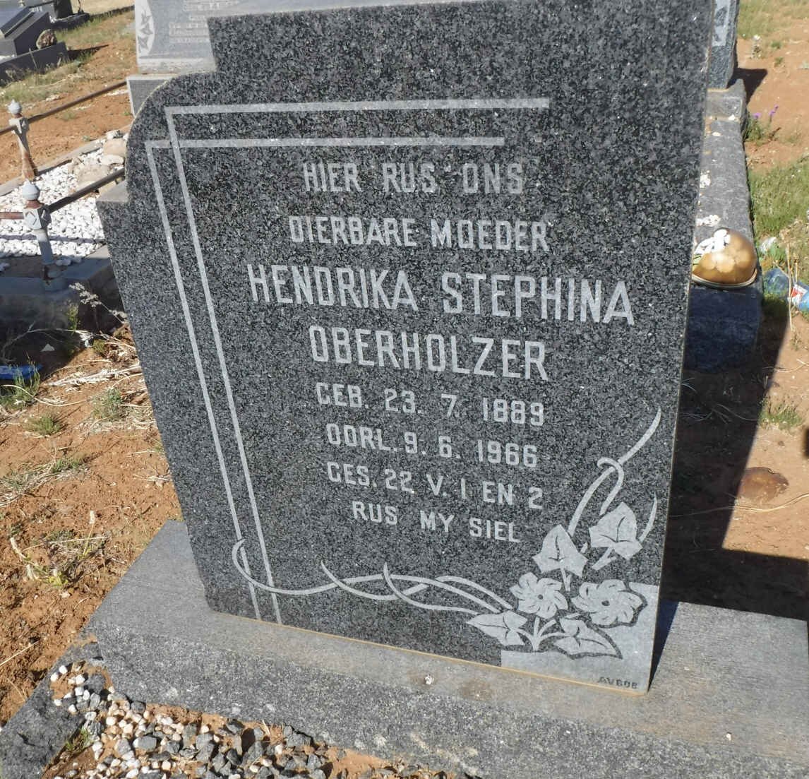 OBERHOLZER Hendrika Stephina 1889-1966