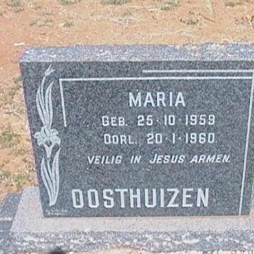 OOSTHUIZEN Maria 1959-1960