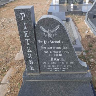 PIETERSE Dawie 1960-1981