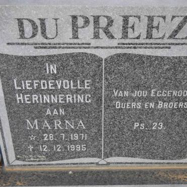 PREEZ Marna, du 1971-1995