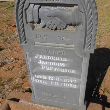 PRETORIUS Frederik Jacobus 1847-1926