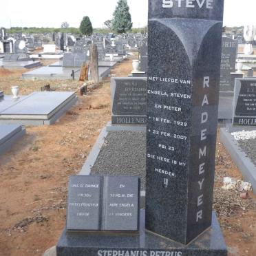 RADEMEYER Stephanus Petrus 1929 - 2007
