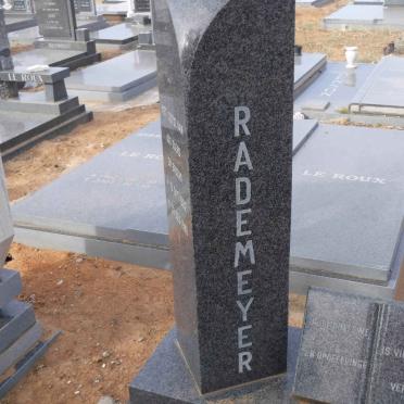 RADEMEYER Danie 1962-1989