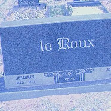 ROUX Johannes, le 1900-1973 &amp; Johanna 1895-1973