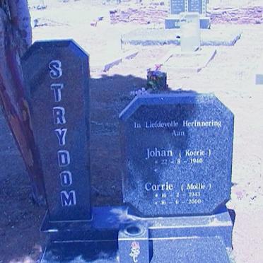 STRYDOM Johan 1940- &amp; Corrie 1943-2000