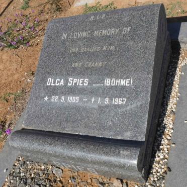 SPIES Olga nee BOHME 1905-1967
