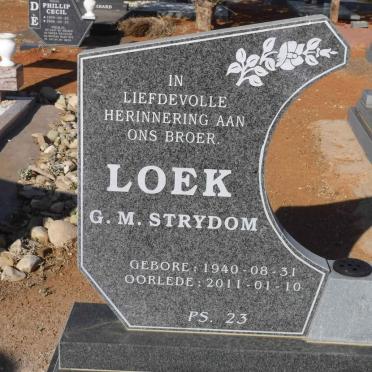 STRYDOM G.M. 1940-2011