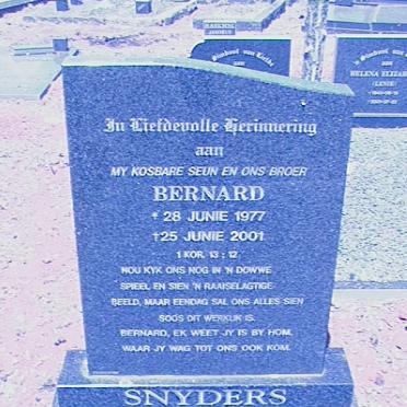 SNYDERS Bernard 1977-2001