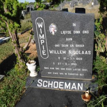 SCHOEMAN Willem Nicolaas 1959-1999