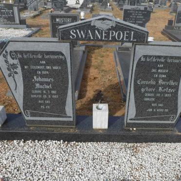 SWANEPOEL Johannes Machiel 1912-1983 &amp; Cornelia Dorothea KOTZEE 1933-