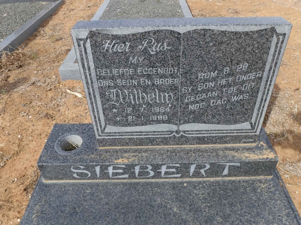 SIEBERT Wilhelm 1964-1988