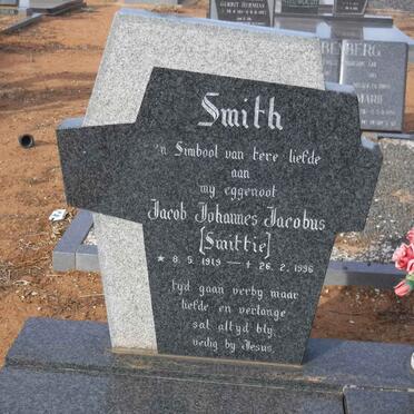 SMITH Jacob Johannes Jacobus 1919-1996 &amp; Aletta Martha RANSBY 1928-