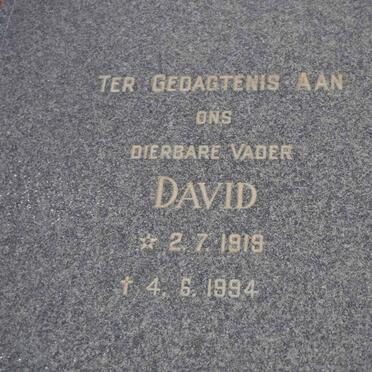 STROEBEL David 1919-1994 &amp; Wilhelmina Catharina BOHME 1916-1991