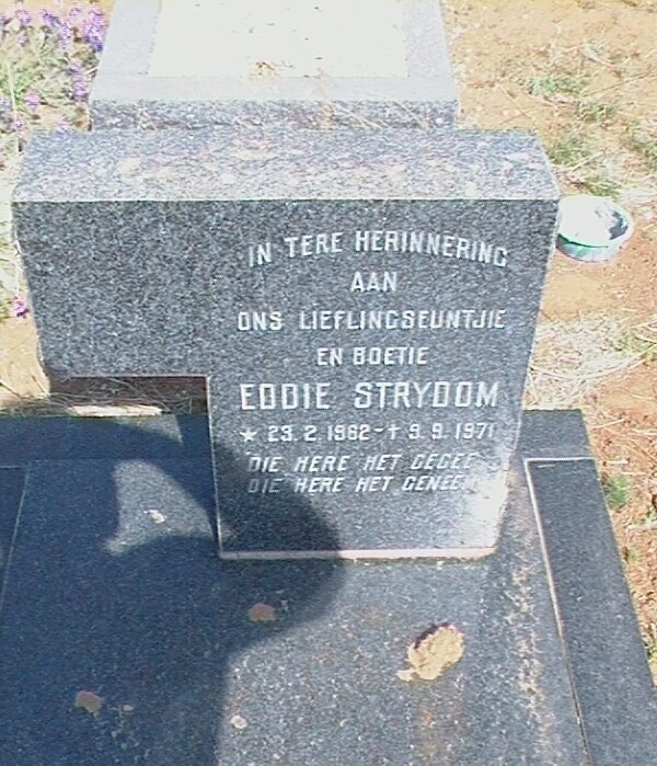 STRYDOM Eddie 1962-1971