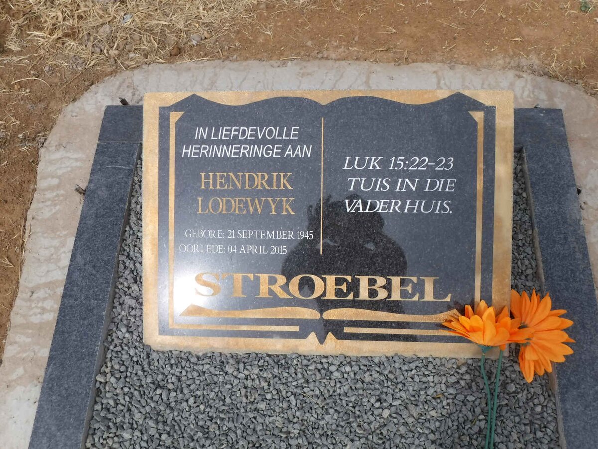 STROEBEL Hendrik Lodewyk 1945-2015