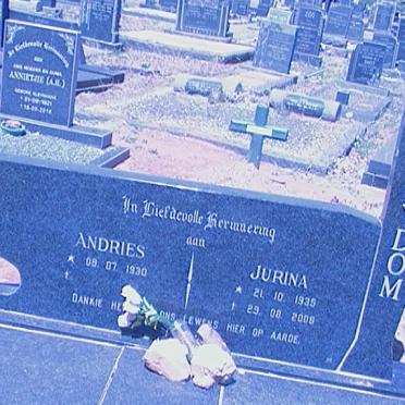 STRYDOM Andries 1930- &amp; Jurina 1935-2006