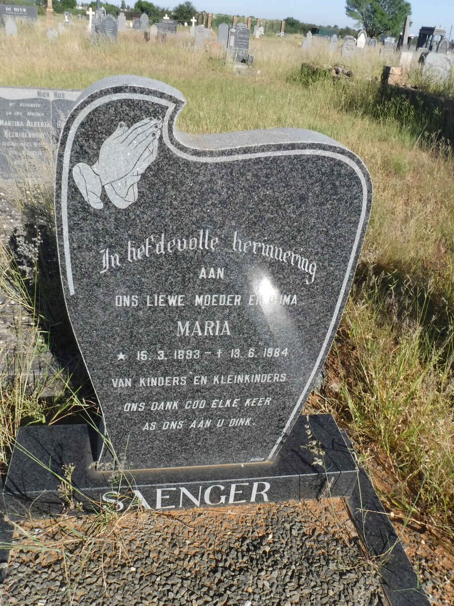 SAENGER Maria 1893-1984