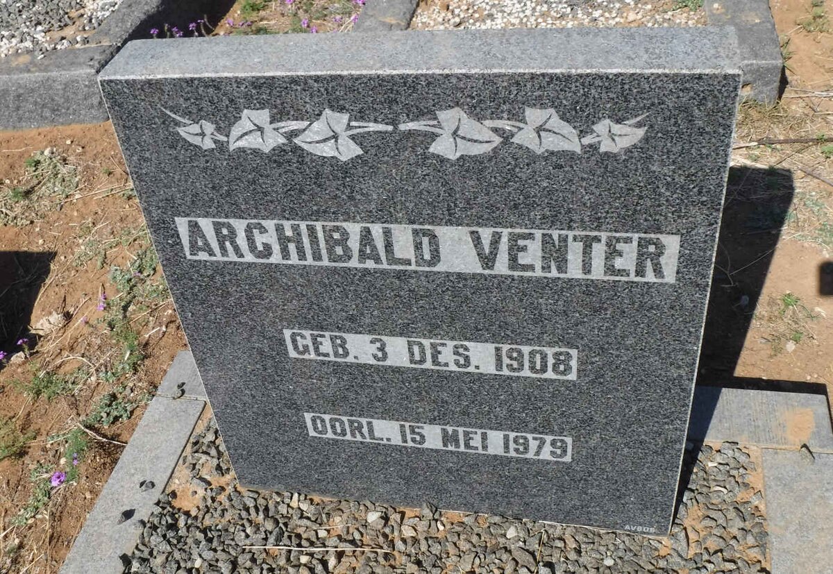 VENTER Archibald 1908-1979