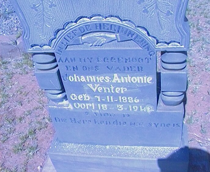 VENTER Johannes Antonie 1886-194?