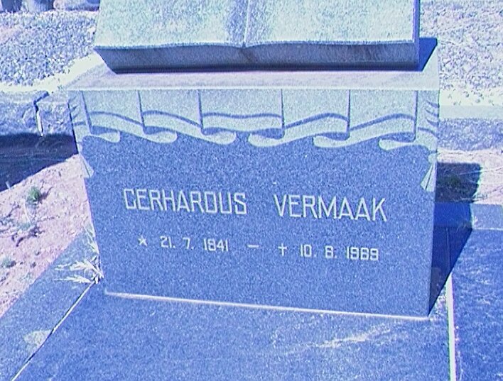 VERMAAK Gerhardus 1941-1969