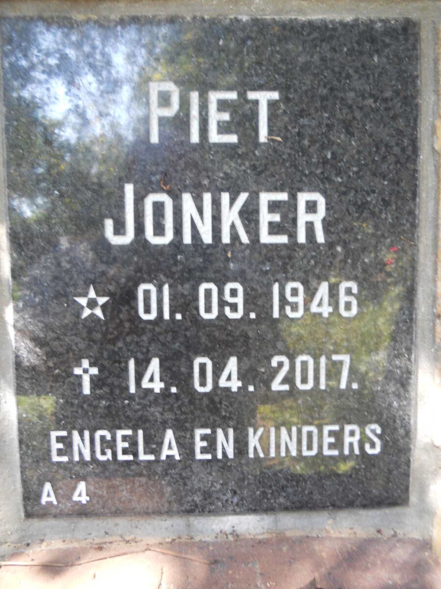 JONKER Piet 1946-2017