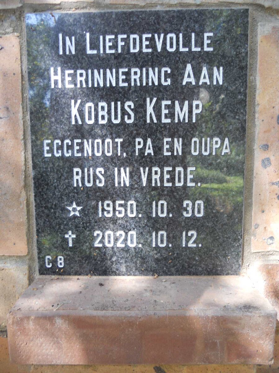 KEMP Kobus 1950-2020