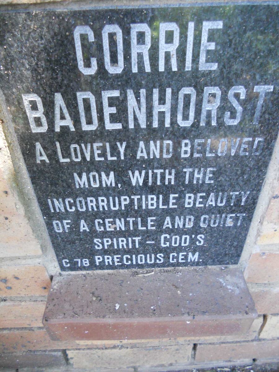 BADENHORST Corrie