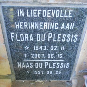 PLESSIS Naas, du 1937- &amp; Flora 1943-2007