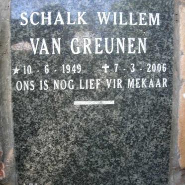 GREUNEN Schalk Willem, van 1949-2006