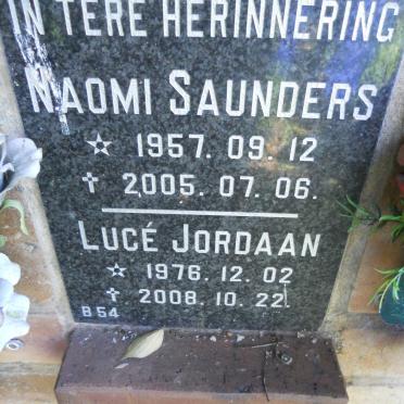 SAUNDERS Naomi 1957-2005 :: JORDAAN Luce 1976-2008