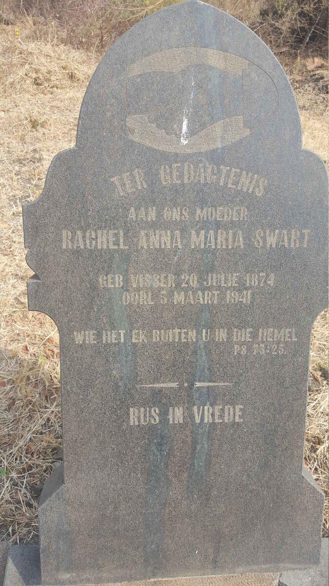 SWART Rachel Anna Maria nee VISSER 1874-1941