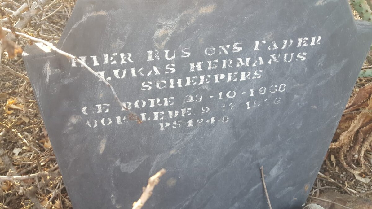 SCHEEPERS Lukas Hermanus 1868-1956