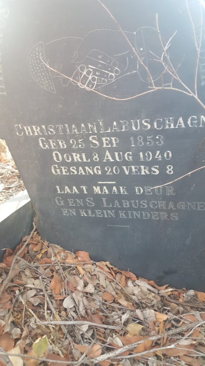 LABUSCHAGNE Christiaan 1853-1940